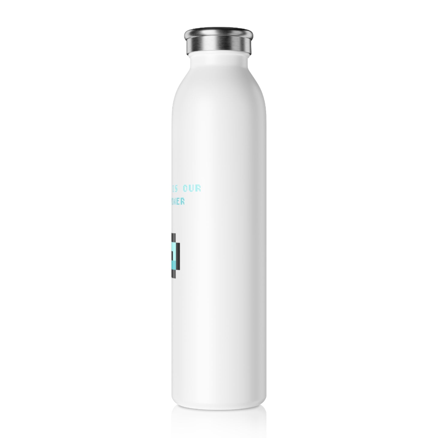 Kindness is My Superpower Water Bottle, Inspirational Fitness Flask, Motivational Slim Water Bottle, Eco-Friendly Hydration Bottle, [...]