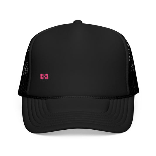 Pink Bow - Foam Trucker Hat (Embroidery)